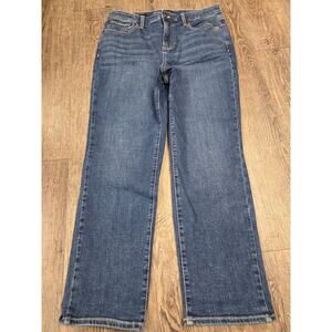 Talbots Modern Ankle Dark Wash Denim Jeans Stretch Size 10
